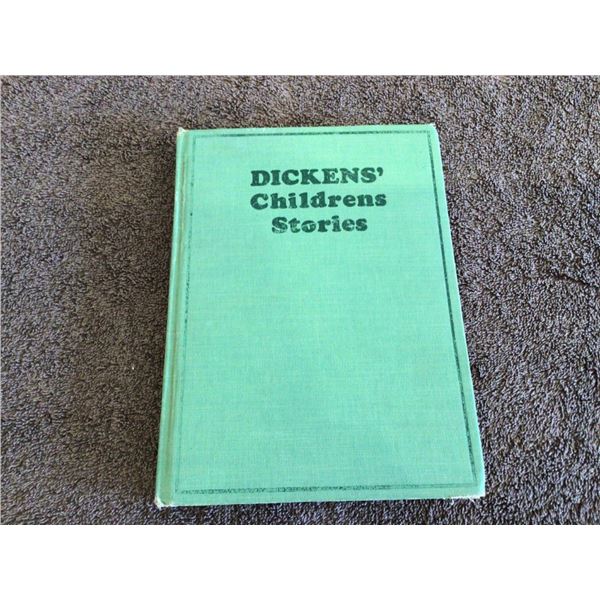 Antique book, Dicken's Childrens Stories - 4 photos