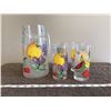 Image 2 : Vintage fruit pitcher with 4 glasses, stamped FRANCE, mint condition - 4 photos