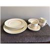 Image 2 : J&G Meakin "SOL" dishes, 1 14" platter, 4 dinner plates, 4 small plates, 3 cups/saucers - 8 photos