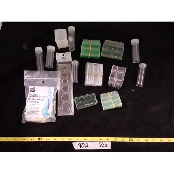 Lot Coin Collecting Supplies