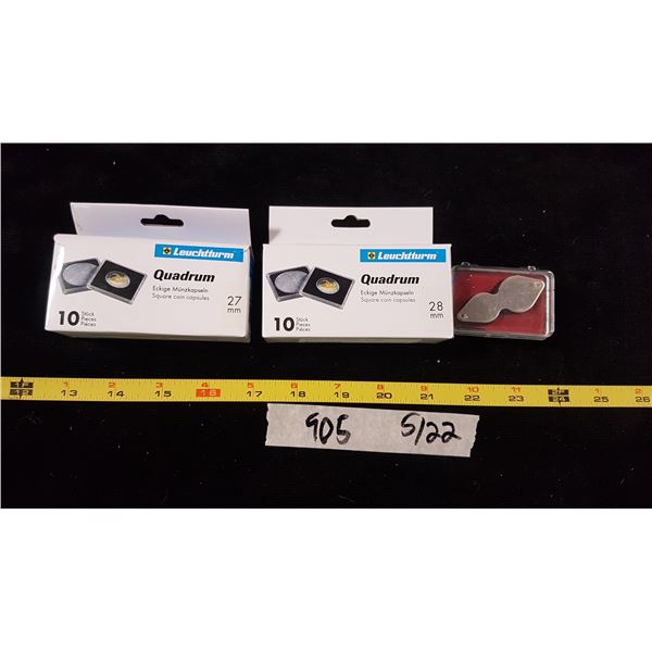 Coin Capsuls & Magnifier