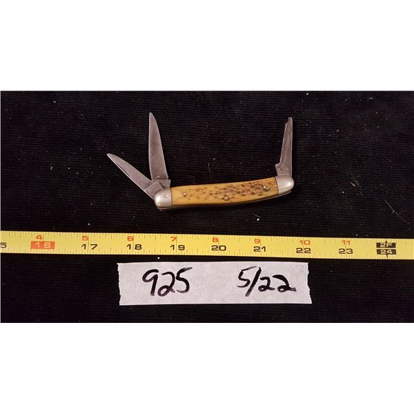 Antler Handle Folding Knife