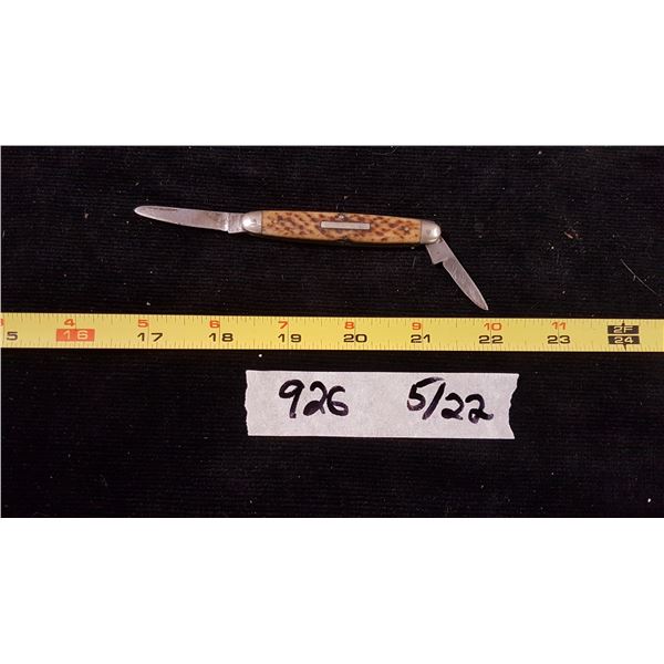 Antler Handle Folding Knife