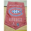 Image 2 : Nylon Montreal Canadiens banner 35" X 23"