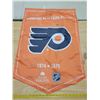 Image 2 : Nylon Philadelphia Flyers banner 35" X 23"