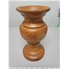Image 1 : 10.5" wooden vase