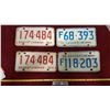 Image 1 : 2 Matched 71 &72 & 76 Sask. Plates