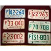 Image 1 : 6 1970 - 1976 Sask. Plates