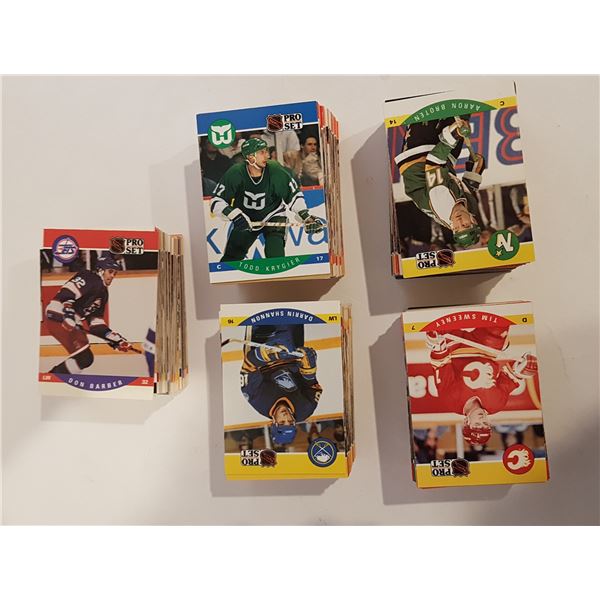 Lot of 680+ 1990 Proset NHL Hockey Cards – Unsorted