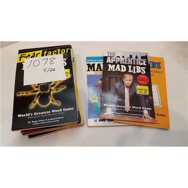 Bundle of Classic MAD LIBS Booklets X15 – 3 of 15 are lightly marked