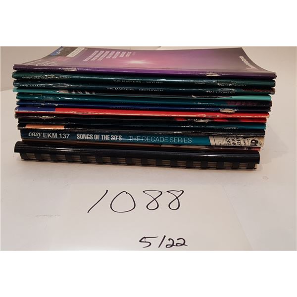 13X Easy Electronic Keyboard Song Books