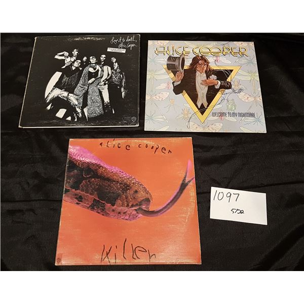 Alice Cooper 3X Albums/Records/Vinyl/LP to come