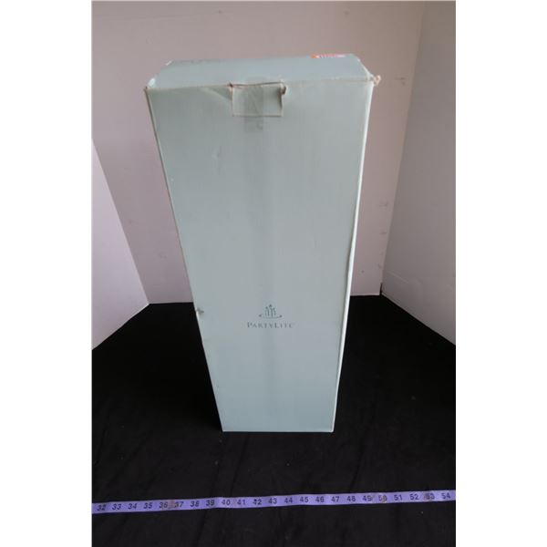 #1103 - Partylite Serenade Metal Sconce Pair - In Box Unused