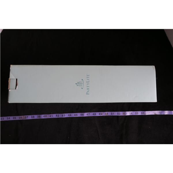 #1104 - Partylite Linear Lites Tall Pillar Holder - In Box Unused