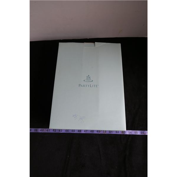 #1106 - Partylite Reflective Tealight Cylinders Set of 2 - In Box Never Unused