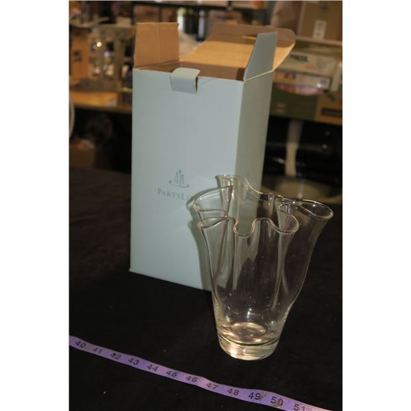 #1108 - Partylite Clairmont Crystal Tealight Lamp - In Box Used