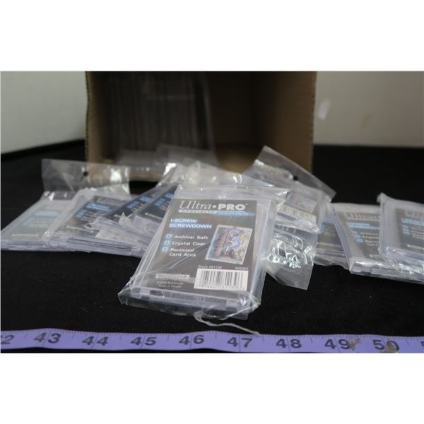 #1111 - 30 Ultra Pro Recessed Card Holders - Brand New In Package