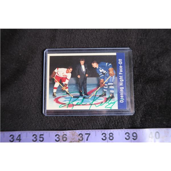 #1113 - Parkhurst Red Kelly Autographed Card