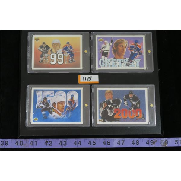 #1115 - Wayne Gretzky Commemorative Card Display (4 Cards)