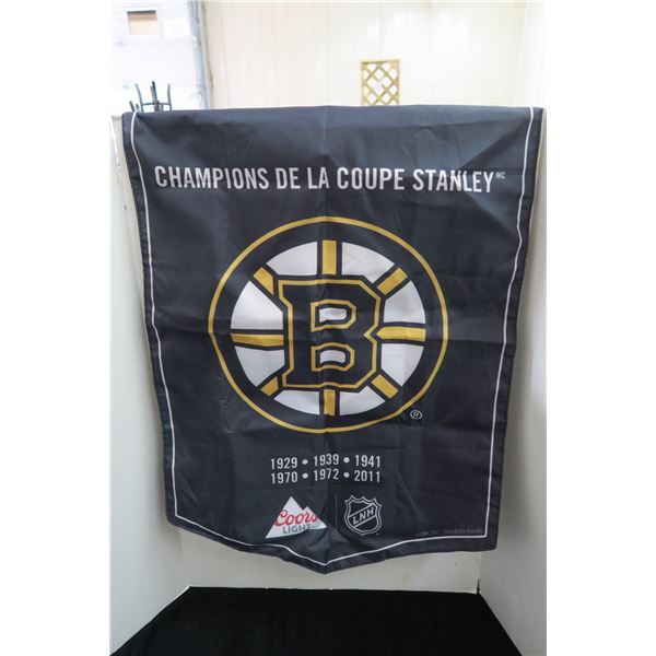 #1117 - Large Coors Light Boston Bruins Stanley Cup Banner