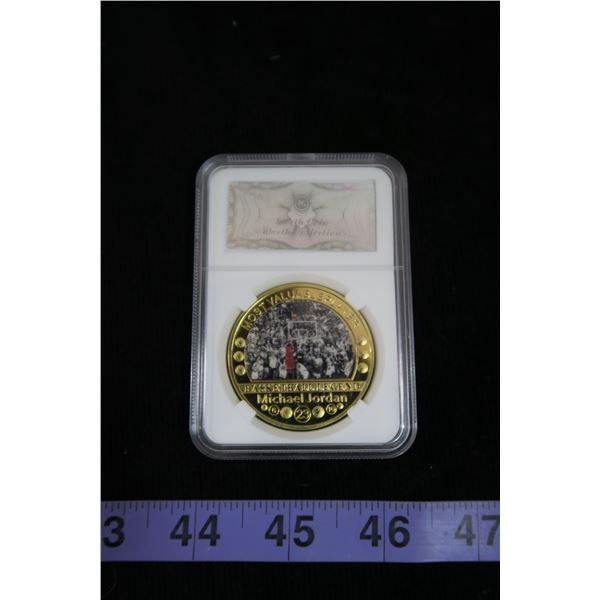 #1122 - Michael Jordan MVP Coin Only 1000 Made Worth Collection