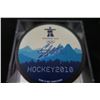 Image 3 : #1125 - 2010 Vancouver Olympics Eric Staal Autographed Puck & Case