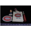 Image 1 : #1129 - Montreal Canadiens Lot; Patrick Roy, Saku Koivu McFarlane Variant, Stanley Cup Pez & Book