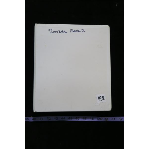 #1138 - Card Binder #9 >> 270 Rookie Cards - All Hockey