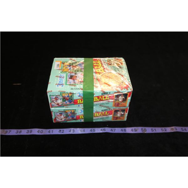 #1144 - Lot of 2 Boxes of 36 Packs - 1991 Donruss Series 2 Baseball Cards Sealed - Find Sandberg Aut