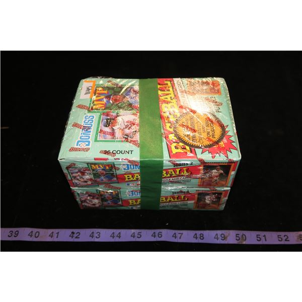 #1145 - Lot of 2 Boxes of 36 Packs - 1991 Donruss Series 2 Baseball Cards Sealed - Find Sandberg Aut