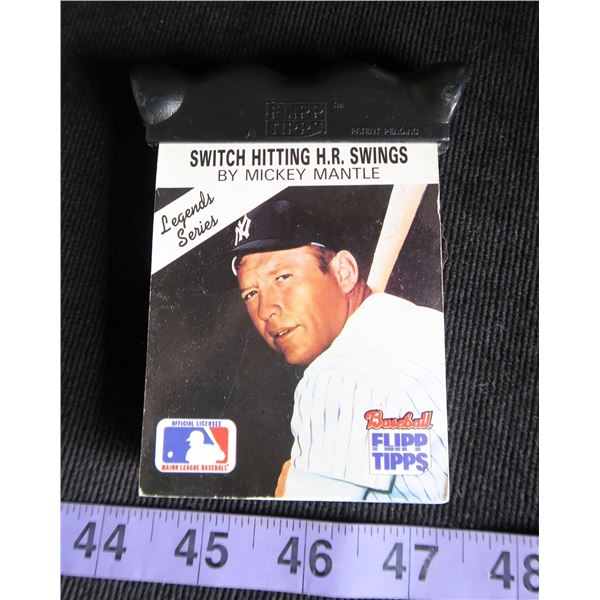 #1147 - 1989 Mickey Mantle Flip Book Unused Mint Condition - Very Rare & Hard to Find in this Condit