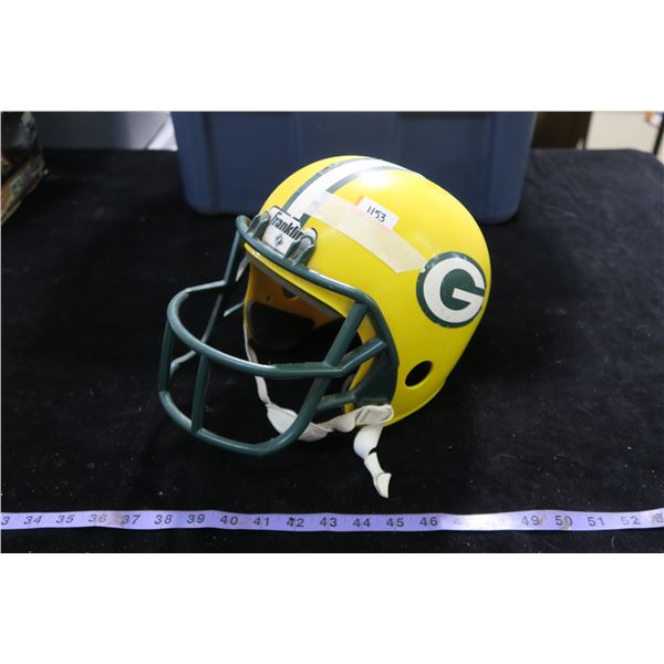 #1153 - Vintage Replica Green Bay Packers Plastic Helmet - Mid 70's