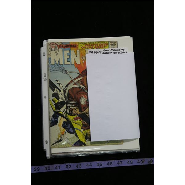 #1157 - Lot of 4 Silver and Bronze Age War Comics - All Key Issues