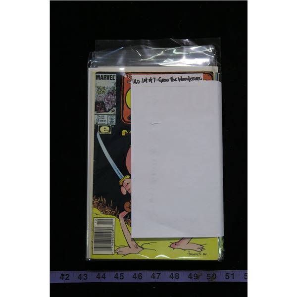 #1160 - Lot of 7 Marvel Groo the Wanderer Lot