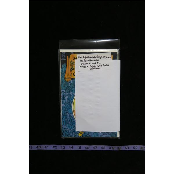 #1161 - Lot of 2 Epic Comics - The Groo Chronicles #1 and #6 - Rare