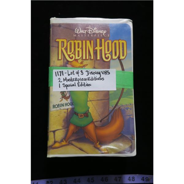 #1171 - Lot of 3 Special Edition, Masterpeice Collection and Anniversary Edition Movies