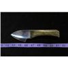 Image 2 : #1177 - Hand Made Skinning Knife; Fixed Blade; Weighted Full Tang; Heavy Duty and Solid, 7" Length