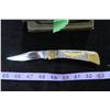 Image 2 : #1178 - Vintage Japan Stainless Steel Lockback Pocket Knife w/ Eagle on Handle - Never Been Used