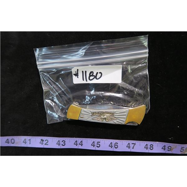 #1180 - 200th Anniversary of Consitution Pocket Knife,"We the People" on Blade, Like New