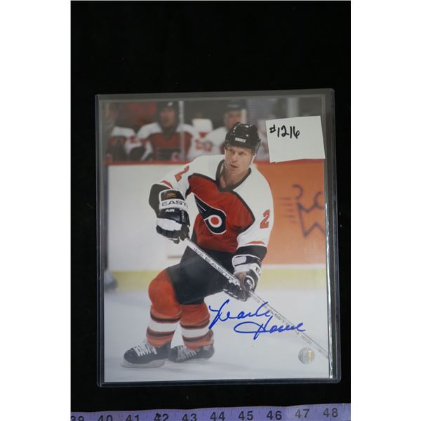 #1216 - Autographed 8 X 10 Mark Howe