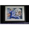 Image 1 : #1219 - Andrew Luck Print - 5/10 Autographed by Artist