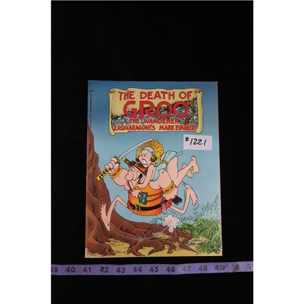 #1221 - The Death of Groo The Wanderer - Unbroken Spine MINT