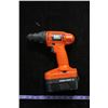 Image 2 : #1244 - Black and Decker 18 Volt Drill w/ Battery but no Charger
