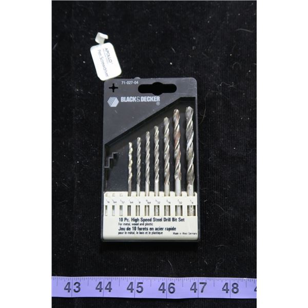 #1247 - Black and Decker drill bit set