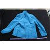 Image 1 : #1258 - Tan Jay Teal Faux Suede Sz18 Dinner Jacket - Like New