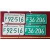 Image 1 : SK Farm Licence Plates 1969 & 1970