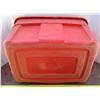 Image 3 : 1 Red Plastic Tub - No Lid