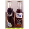 Image 1 : 1 Coke Bottle & 1 Rachel's Beverage Yorkton - FULL
