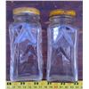 Image 1 : Blue Ribbon S&P Shakers, yellow metal lids