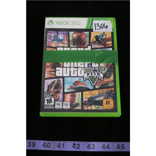 #1306 - 2 Xbox 360 Games Grand Theft Auto 5 and Call of Duty MW3